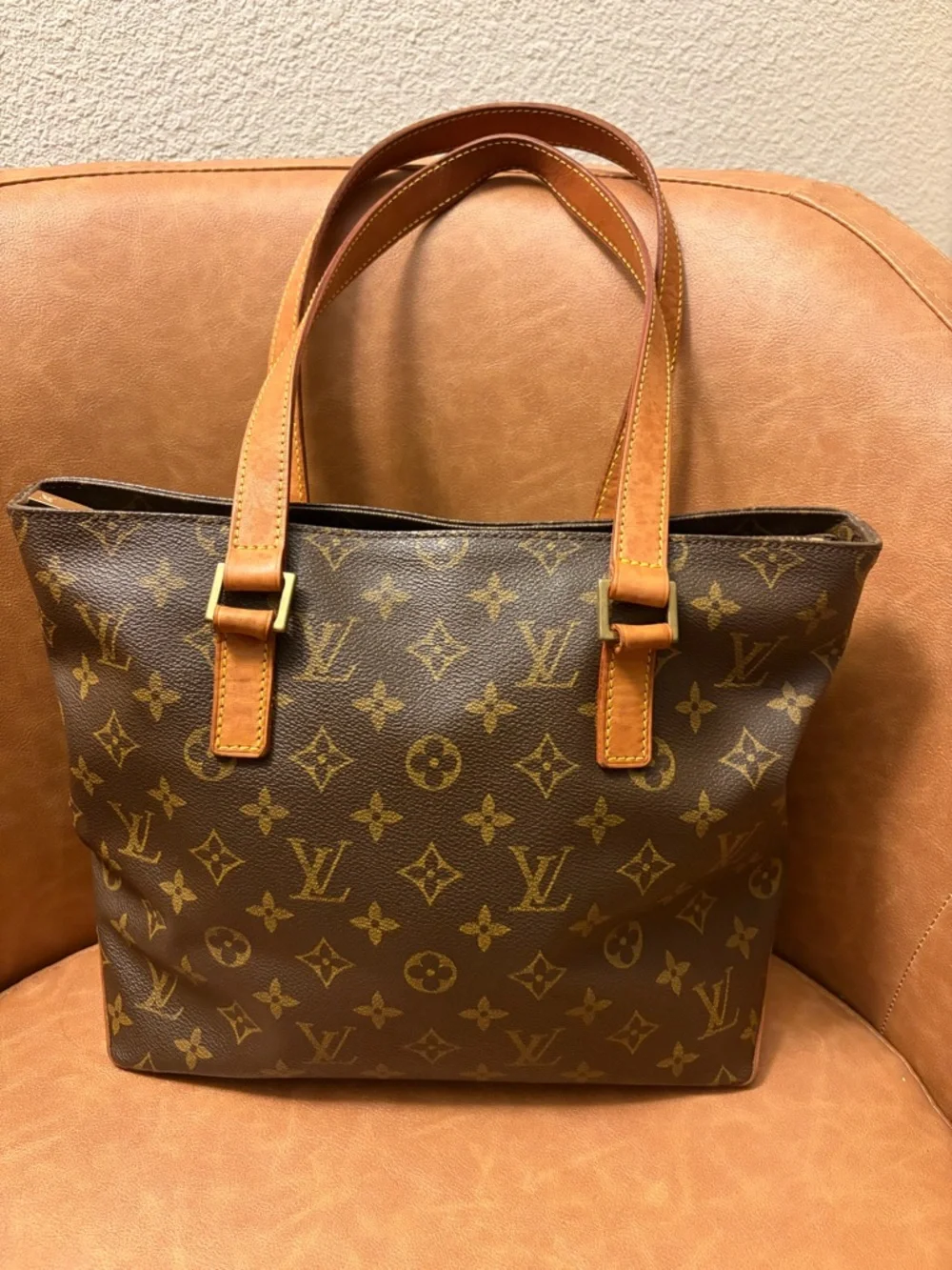 Louis Vuitton Piano Tote Monogram Shoulder Bag Authenticated Clean Interior - Picture 2 of 16